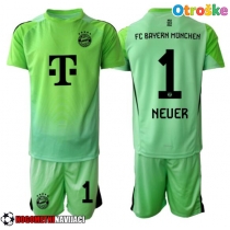 Otroške Nogometnih dresov Bayern Munich Manuel Neuer #1 Vratar Domači 2025-26 Kratki rokavi (+ hlače)